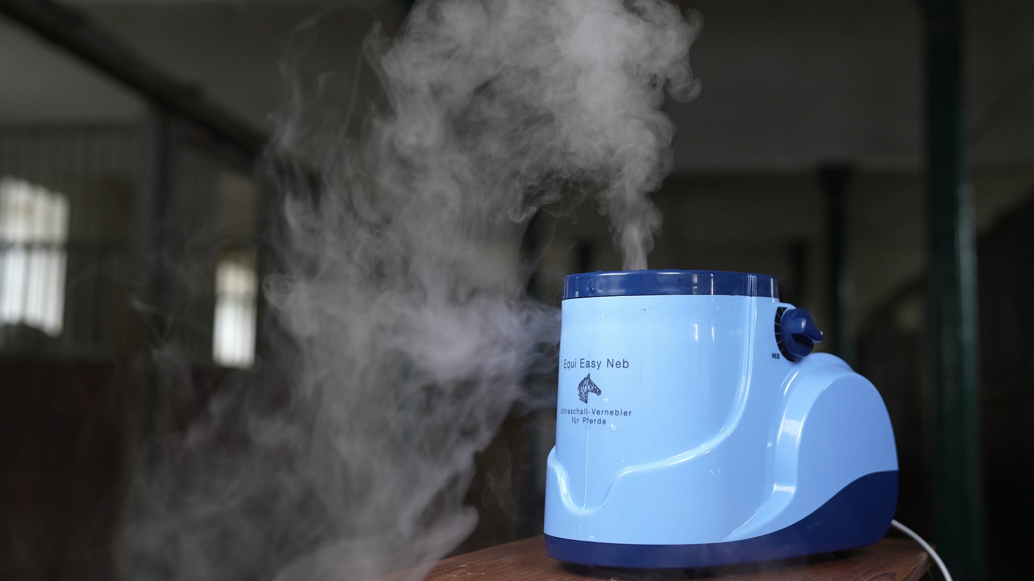 Die Leistung des EquiEasyNeb's | PEGASALT Inhalator in betrieb